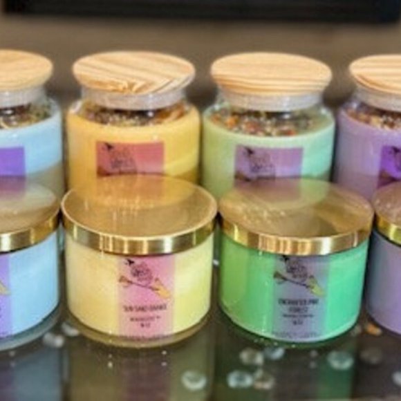 26oz Spring Scented Candles,1 Wick Homemade Coconut Soy Wax, hand-poured candles - Picture 8 of 8